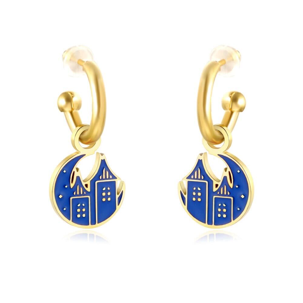 EB x Starlight Towers Hoop Earrings