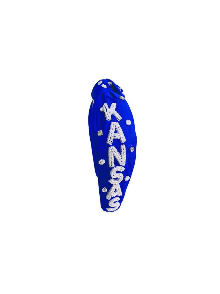 Kansas City Royals Blue Beaded Headband