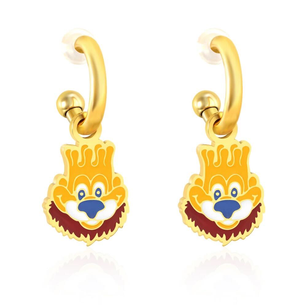 Kansas City Royal Mascot Earrings