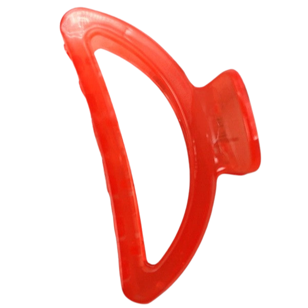 Half-Moon Translucent Claw Clips