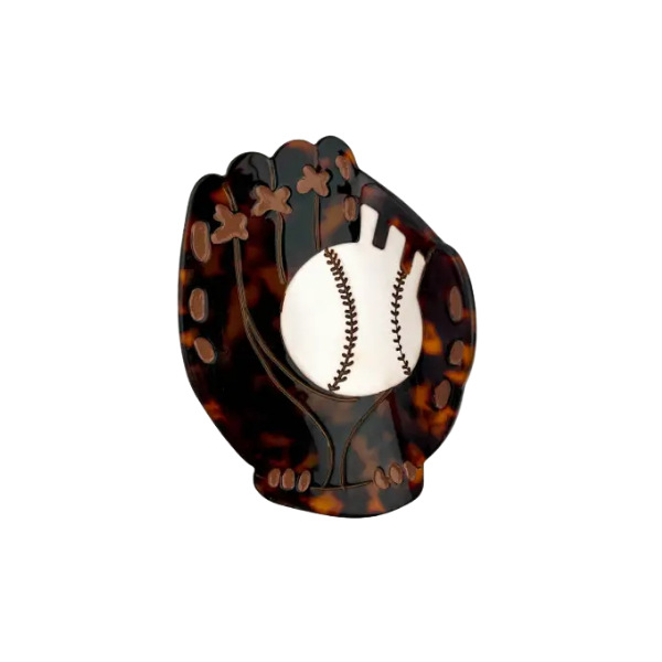 Baseball & Glove Claw Clip
