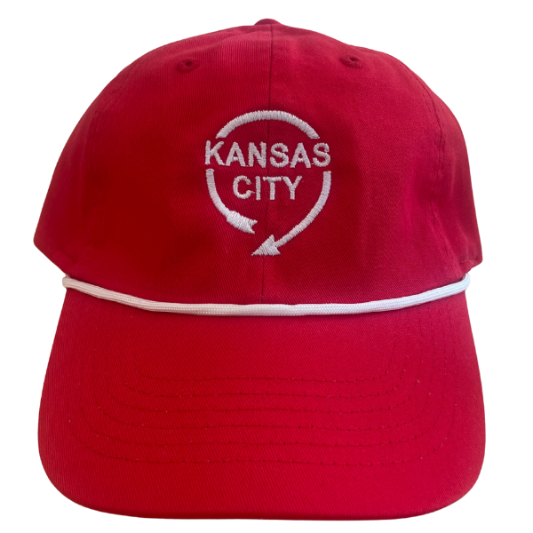 Kansas City Embroidered Hats - Auto Sign w/White Cord