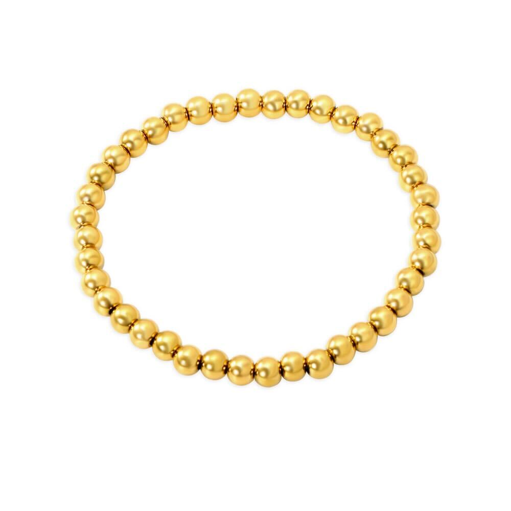 Gold Beaded Bracelet