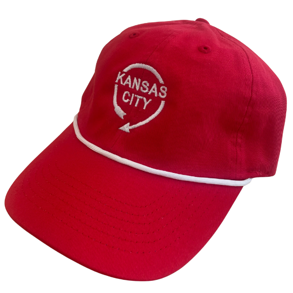 Kansas City Embroidered Hats - Auto Sign w/White Cord