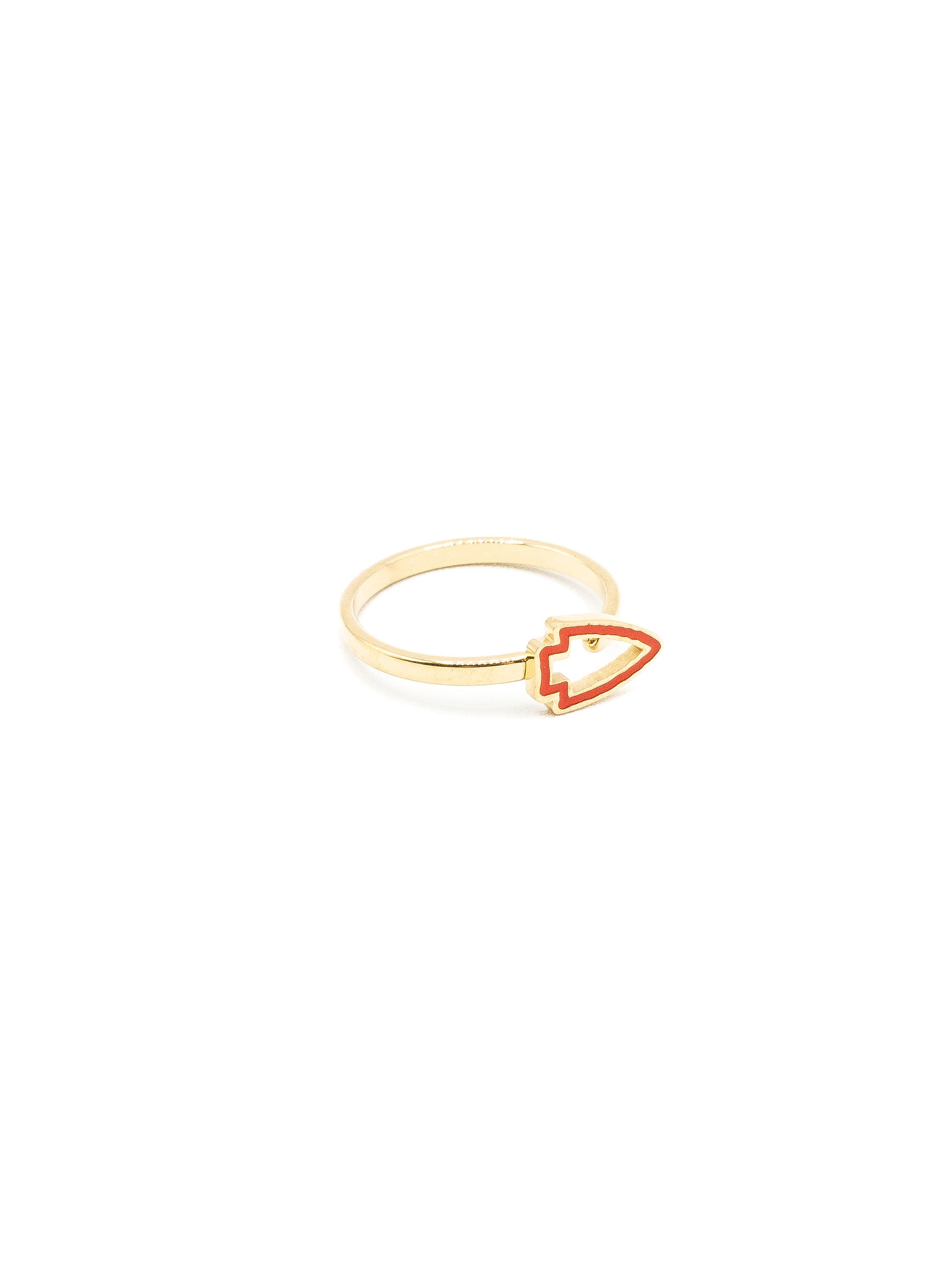 Kansas City Red Arrowhead  Ring