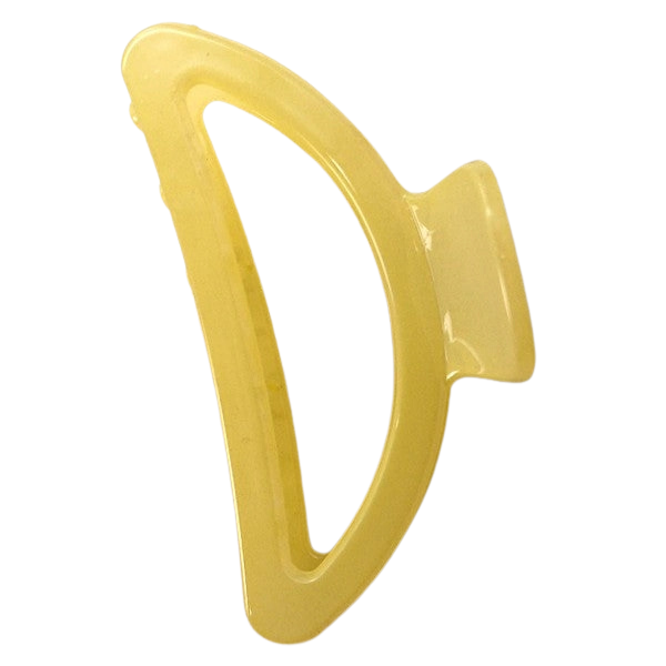 Half-Moon Translucent Claw Clips