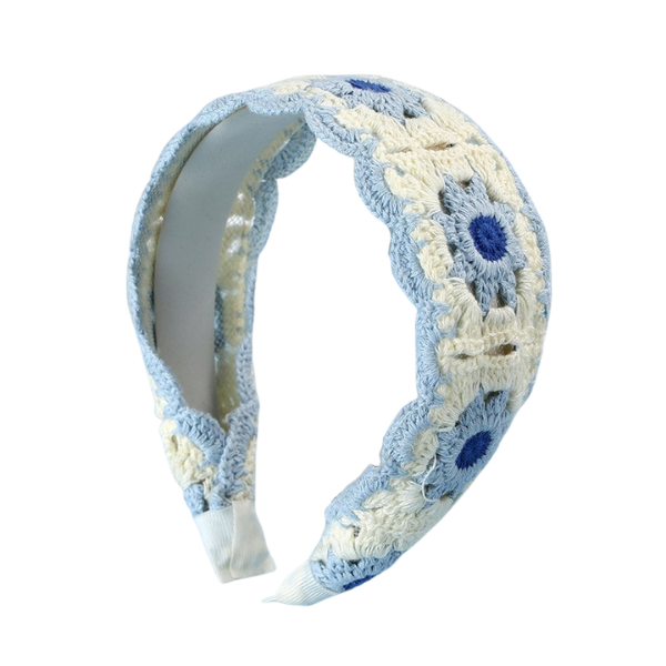 Crocheted 'Cottage Core' Flat Headband