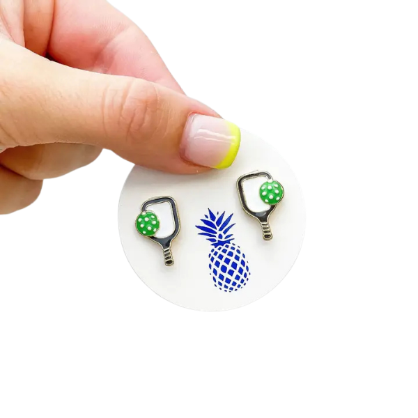 Pickleball Stud Earrings