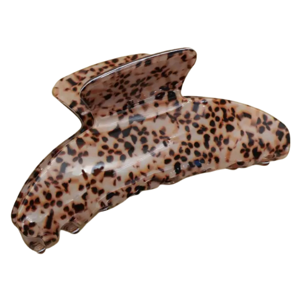 Terrazzo Printed Claw Clip