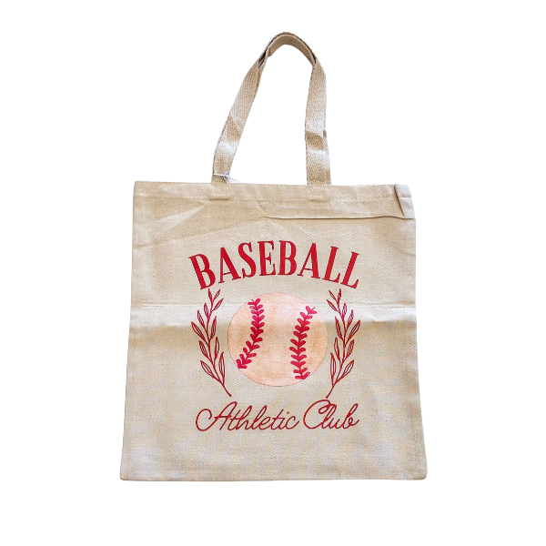 Canvas Tote - Baseball