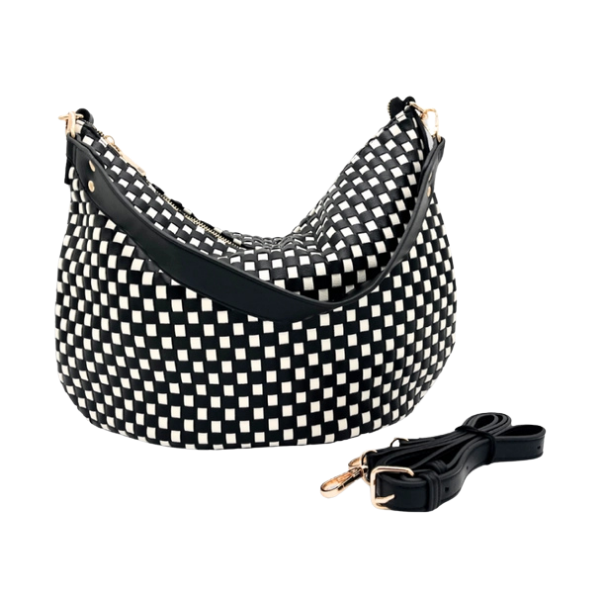 Savannah Slouchy Tote Bag w/Crossbody Strap