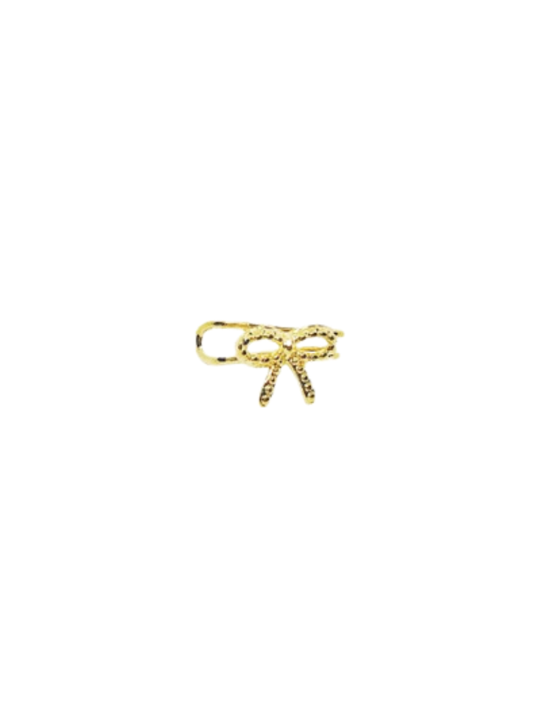 18k Gold Filled Bow Ear Cuff