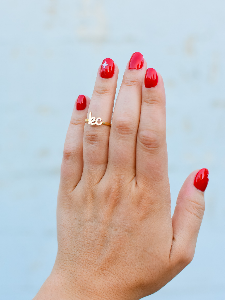Kansas City Script Ring