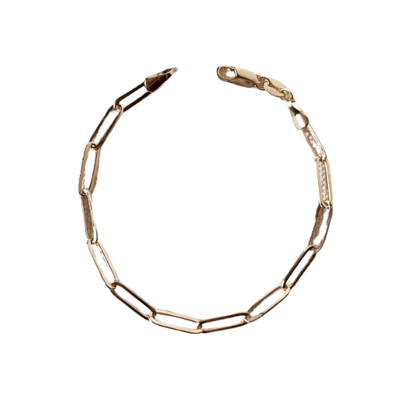 18K Gold Filled Bracelet - Classic Paperclip