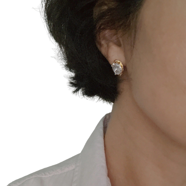 'Molten' Statement Stud Earrings