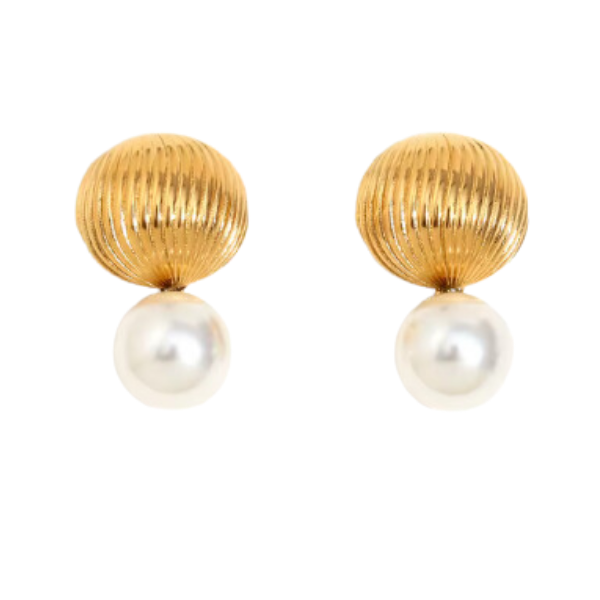 'Hot Air Balloon' Pearl Earrings