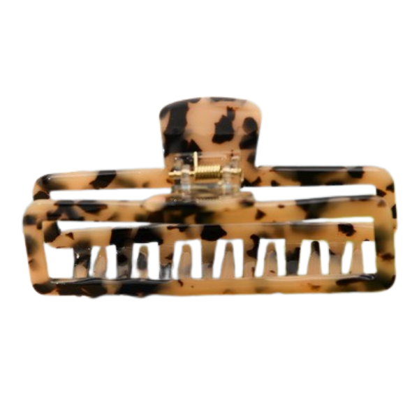 Elongated Rectangle Claw Clip