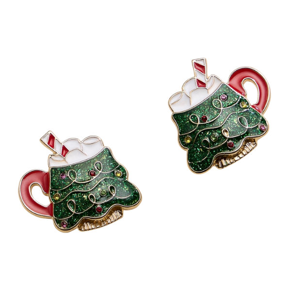 Holiday Hot Coco Stud Earrings