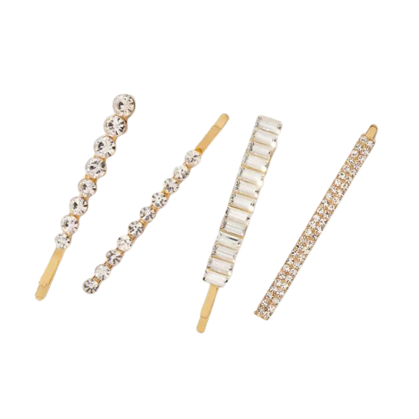 Kitsch 4pc 'All Dressed Up Rhinestone Bobby Pins Set