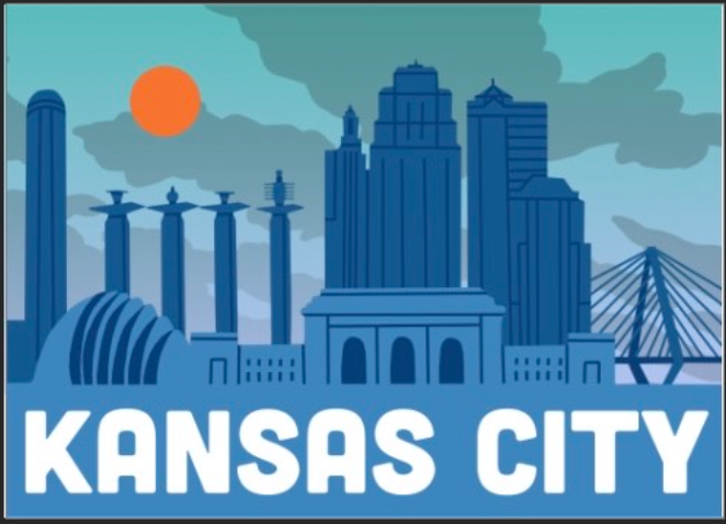 Kansas City Stickers - Kansas City Skyline Sticker