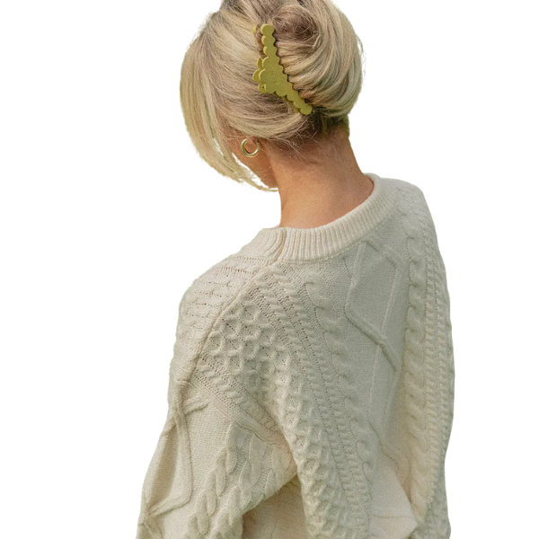 Kaxi Scalloped Midi Hold Everything Claw Clip