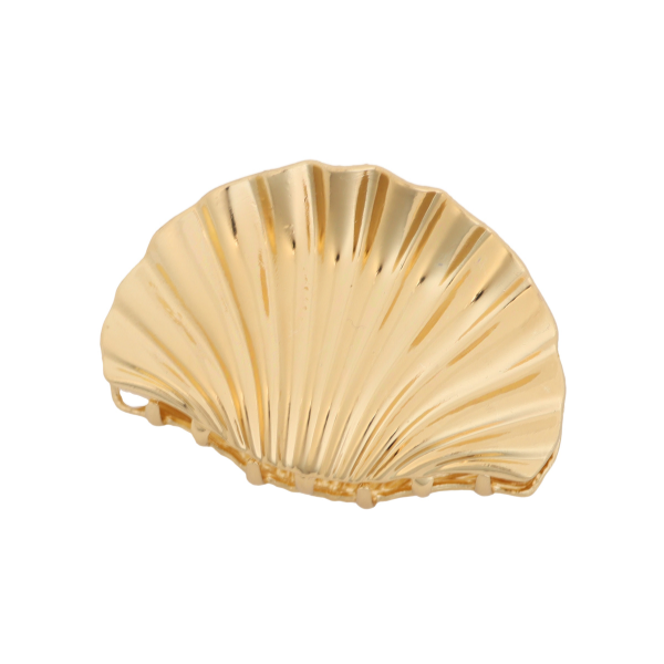 Gold Shell Claw Clips