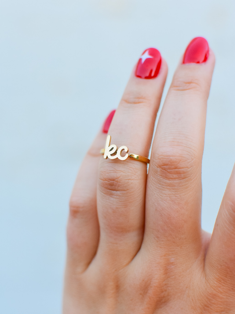 Kansas City Script Ring