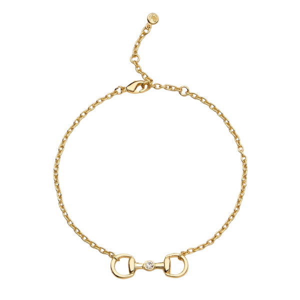 Gold Bit Chain Bracelet