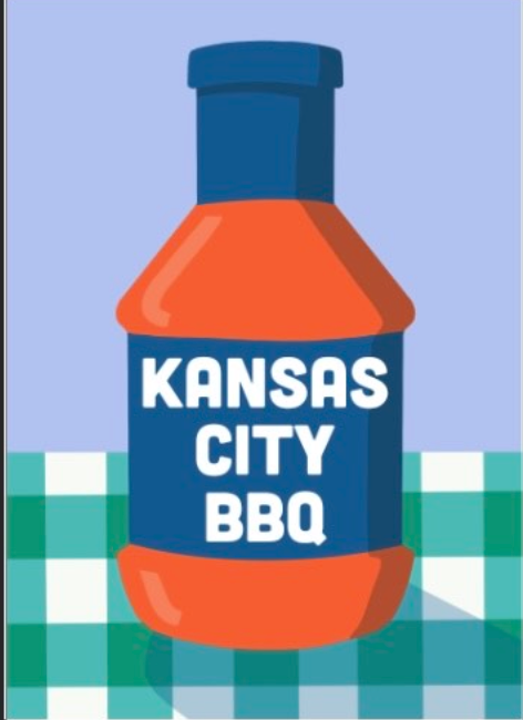 Kansas City Magnets - BBQ Magnet