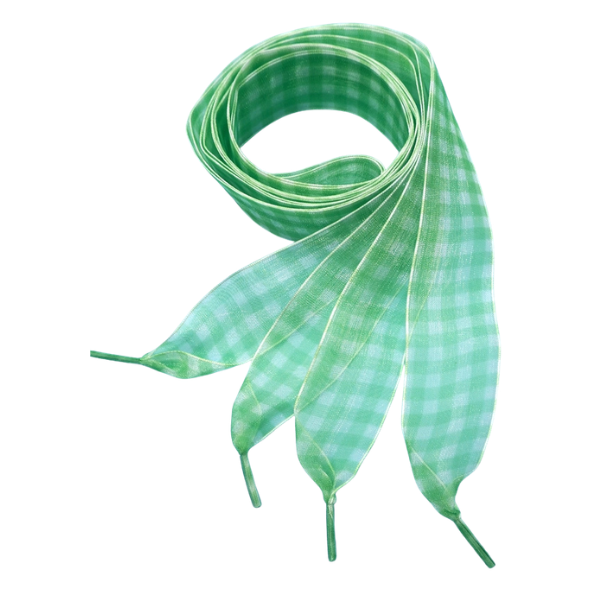 Organza Checkered Shoe Laces