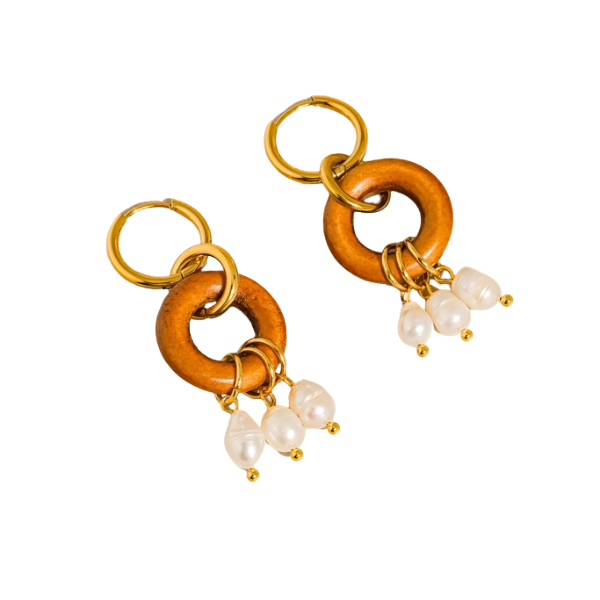 Paloma 18k Gold Plated Colorful Clicker Hoop Earrings