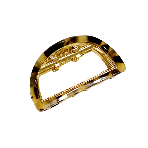 Half-Mooned Outline Metal Claw Clip