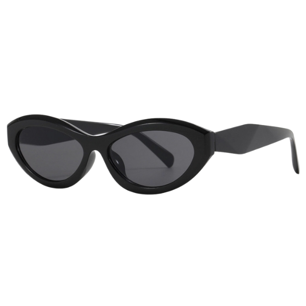 Black Oval Sunglasses