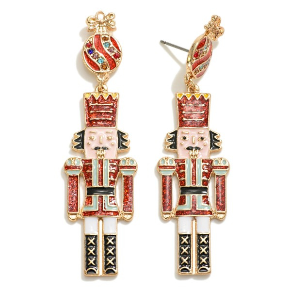 Holiday Earring - Red Nutcracker