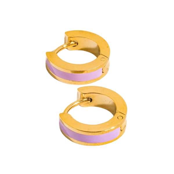 Colorful Stripped Clicker Hoop