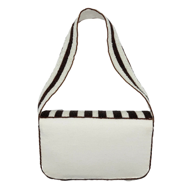 'Espresso Yourself' Beaded Shoulder Bag