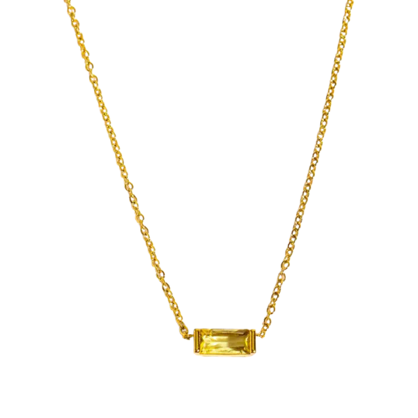 Birthstone Charm Necklace