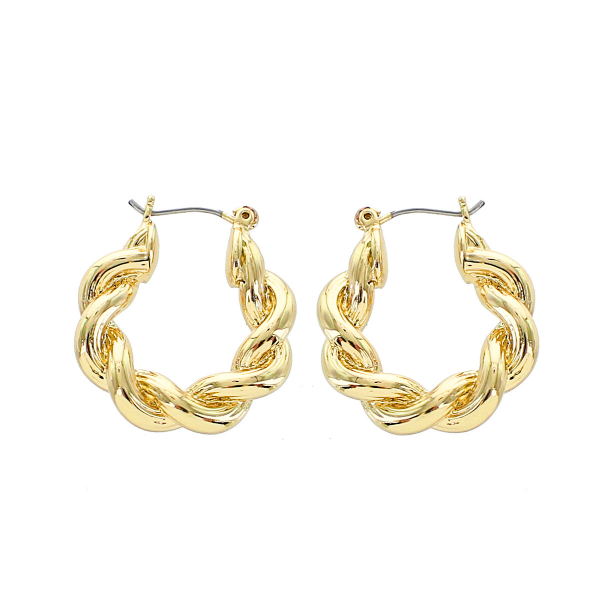Twist Hoop Earrings