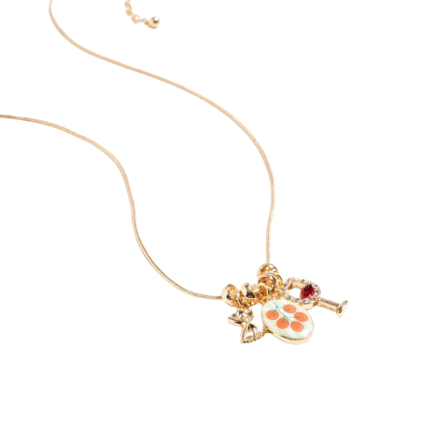 'Pasta & Vino' Charm Necklace