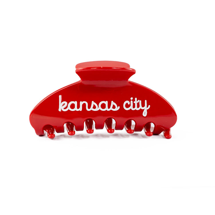 Red Kansas City Claw Clip