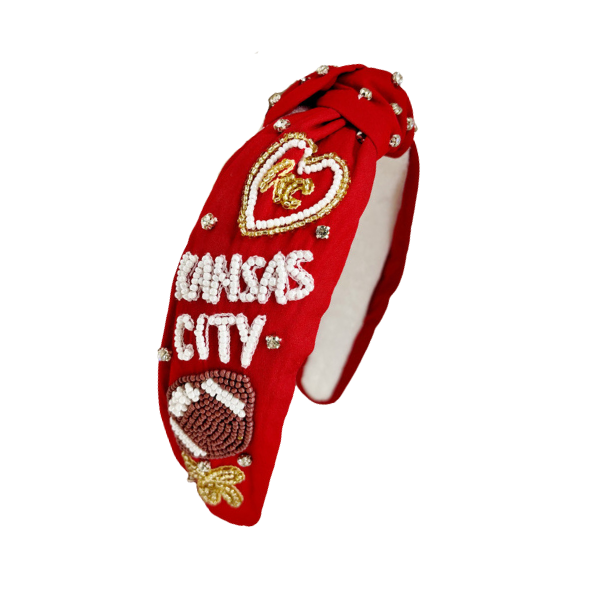 Kansas City 'Hearts' Football Headband