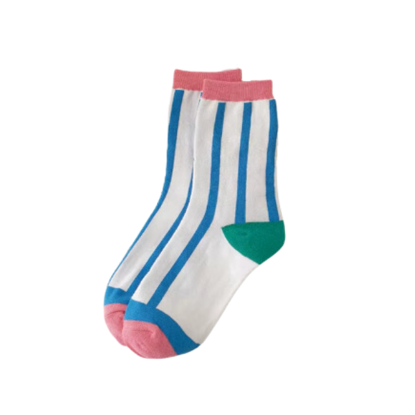 Comfy Cozy Socks - Blue Stripes