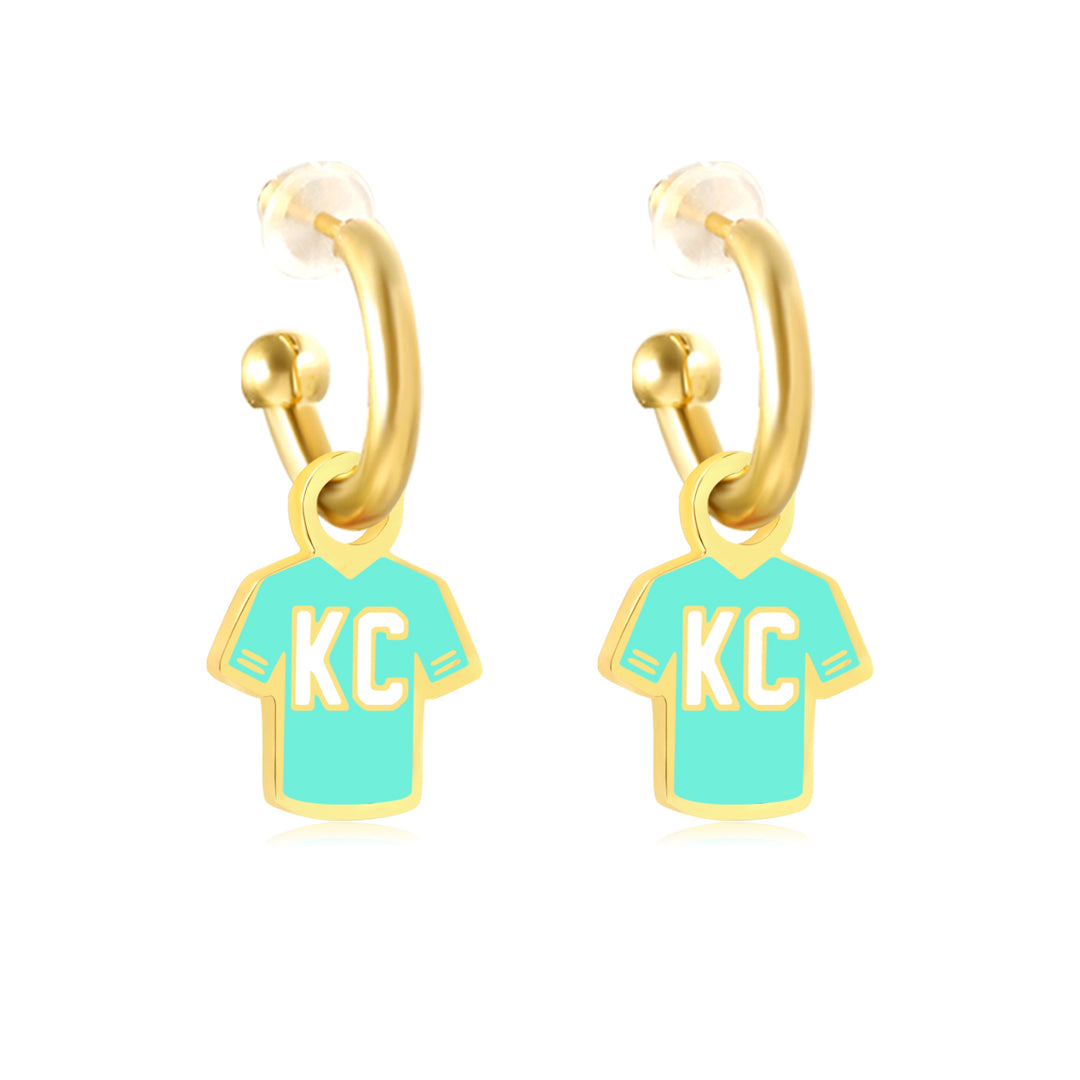Kansas City Jersey Earrings