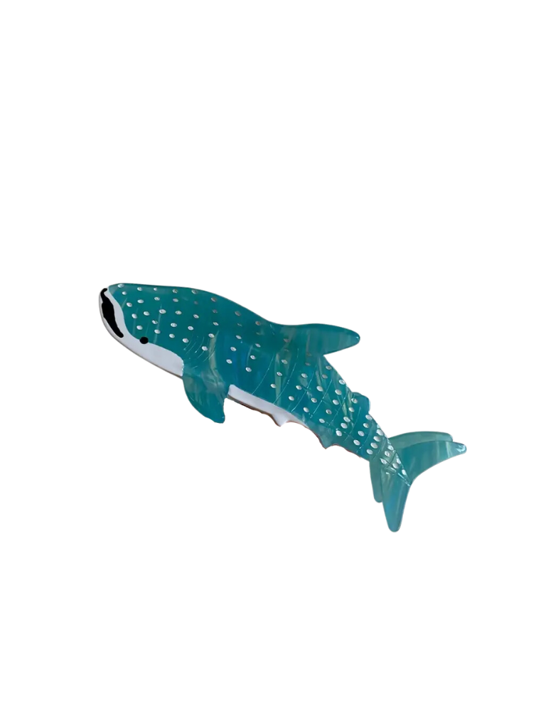 Blue Shark Claw Clip
