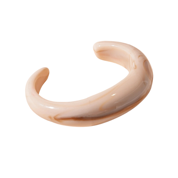 Minimalist Marbled Cuff Bracelet