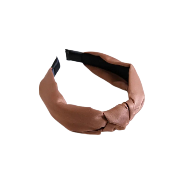 Satin Top Knot Headband