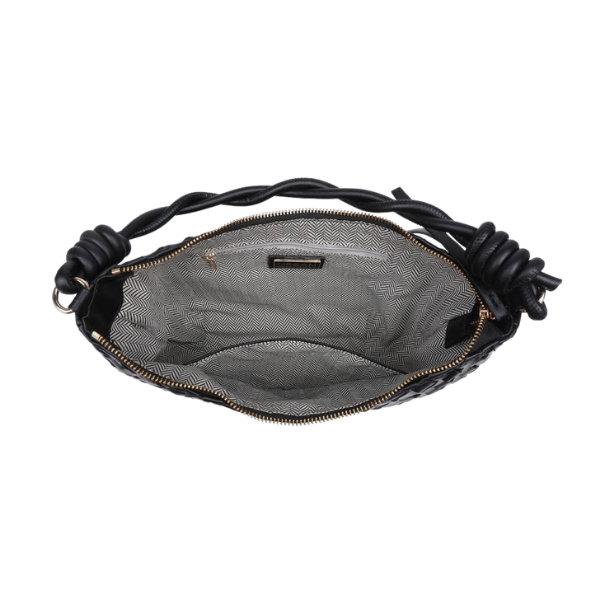Violet Woven Hobo Bag