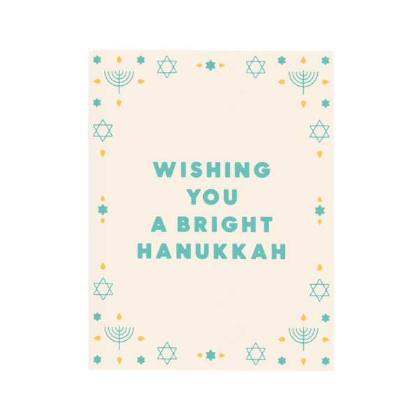 'Bright Hanukkah' Card
