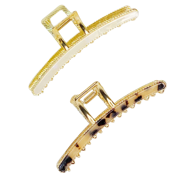 Skinny Metal Claw Clip