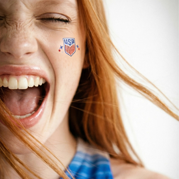 Fazit x US Soccer Makeup Patches